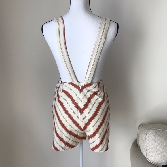 UO Maisy Striped Shortall Overall - Picture 8 of 8